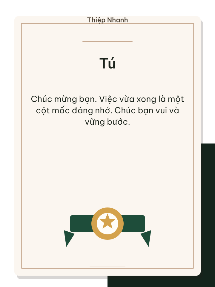 Thiệp chúc mừng